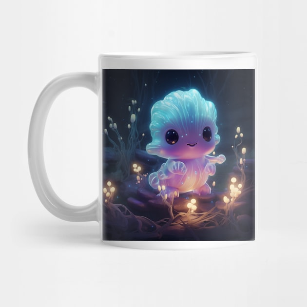 Lumalee - Cute little bioluminescent character by LoFi_Vibes